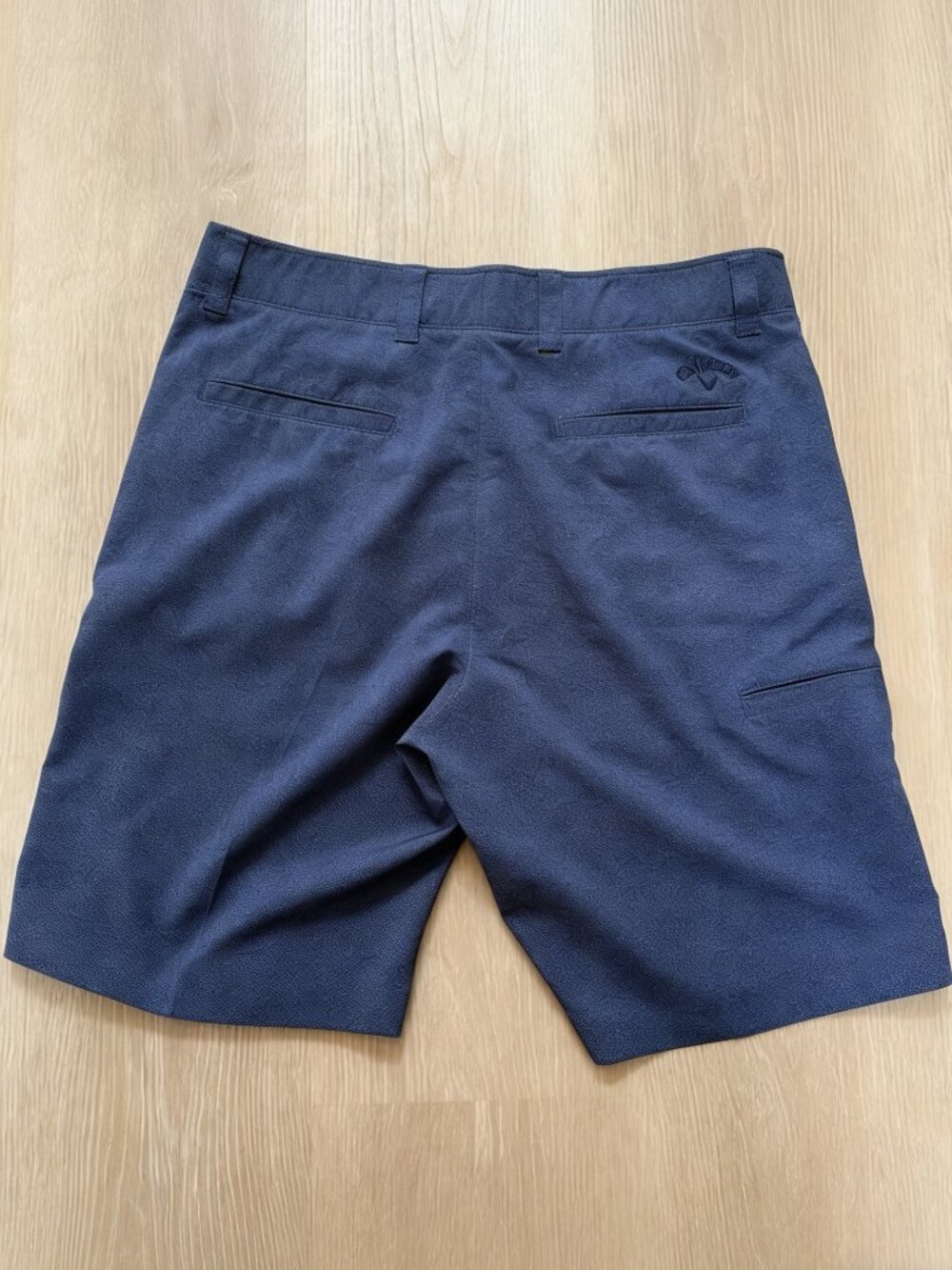 Callaway Shorts Performance Men's 34 Blue Golf Polyester Elastane